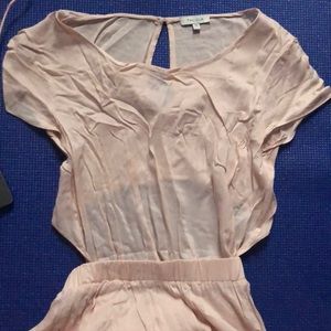 Pink talula open back dress